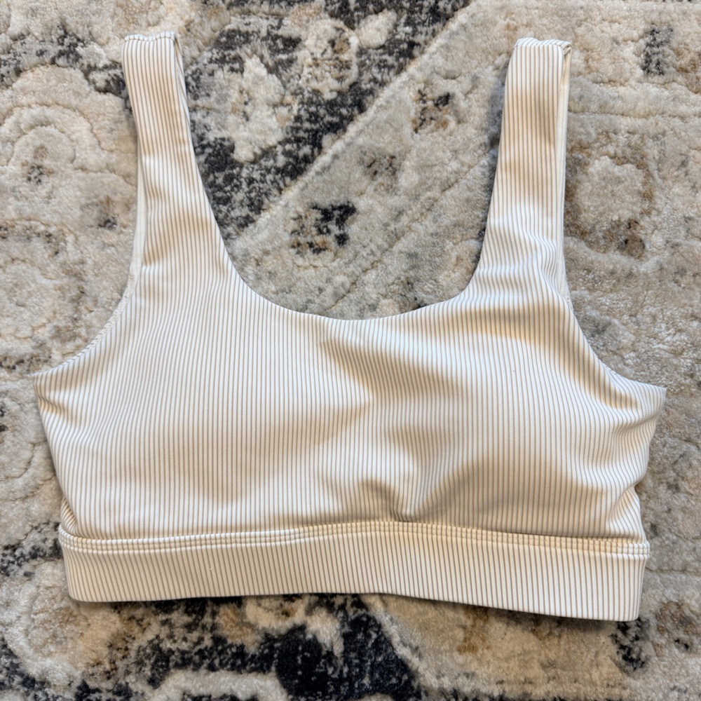 Zyia Ivory pinstripe bra